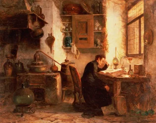 El estudiante de química y farmacia